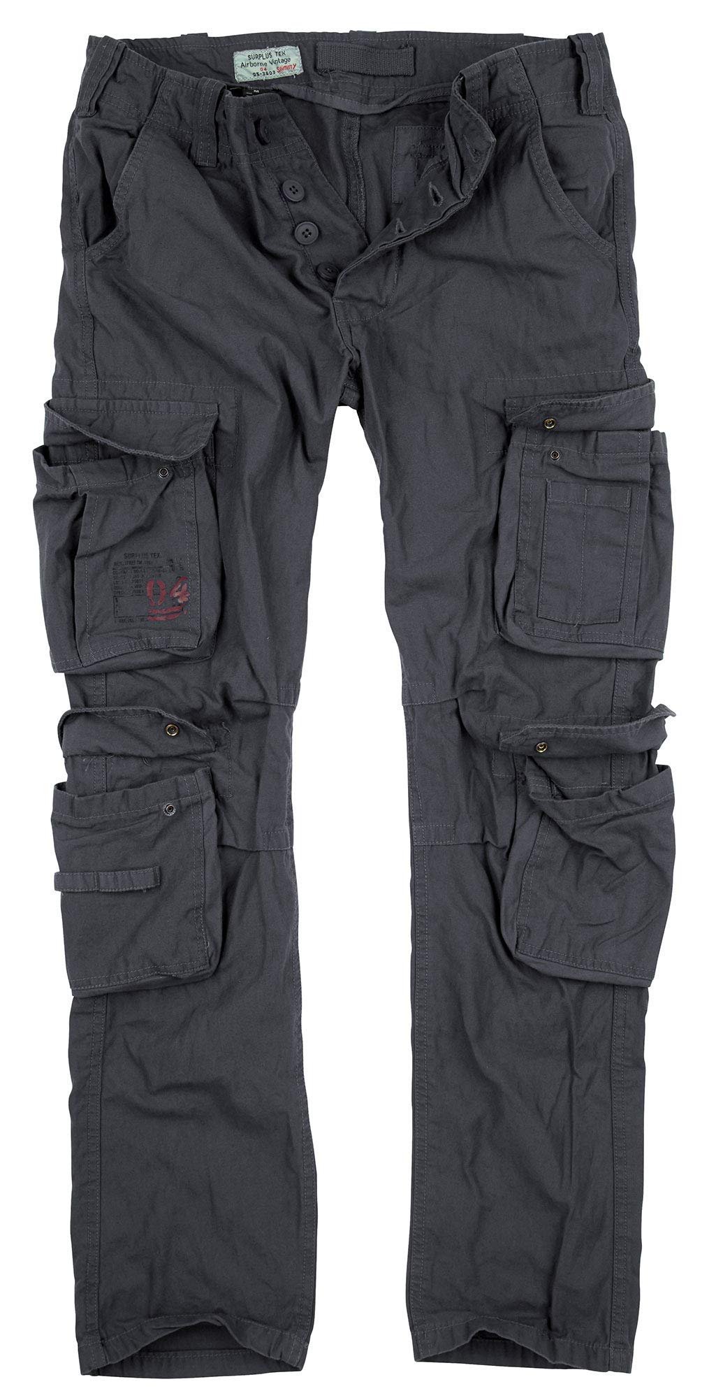 Trooper Vintage Airborne Trousers Herren Cargo Hose Lightning Edition Outdoor Pants 100% Baumwolle S-7XL
