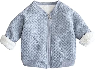 Jaquetas de outono para meninos, crianças, bebês, meninos e meninas, manga comprida, lisa, patchwork de lã, casaco de inverno, agasalhos externos, casacos xadrez para meninos