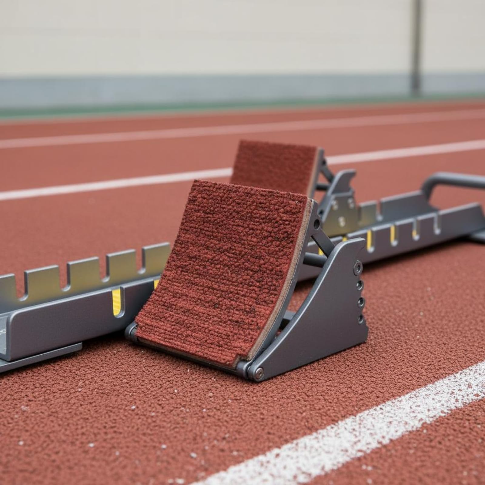 Blocco di Partenza Sportiva Portatile Blocco di Sprint Regolabile Leggero Attrezzatura Sportiva per Allenamento