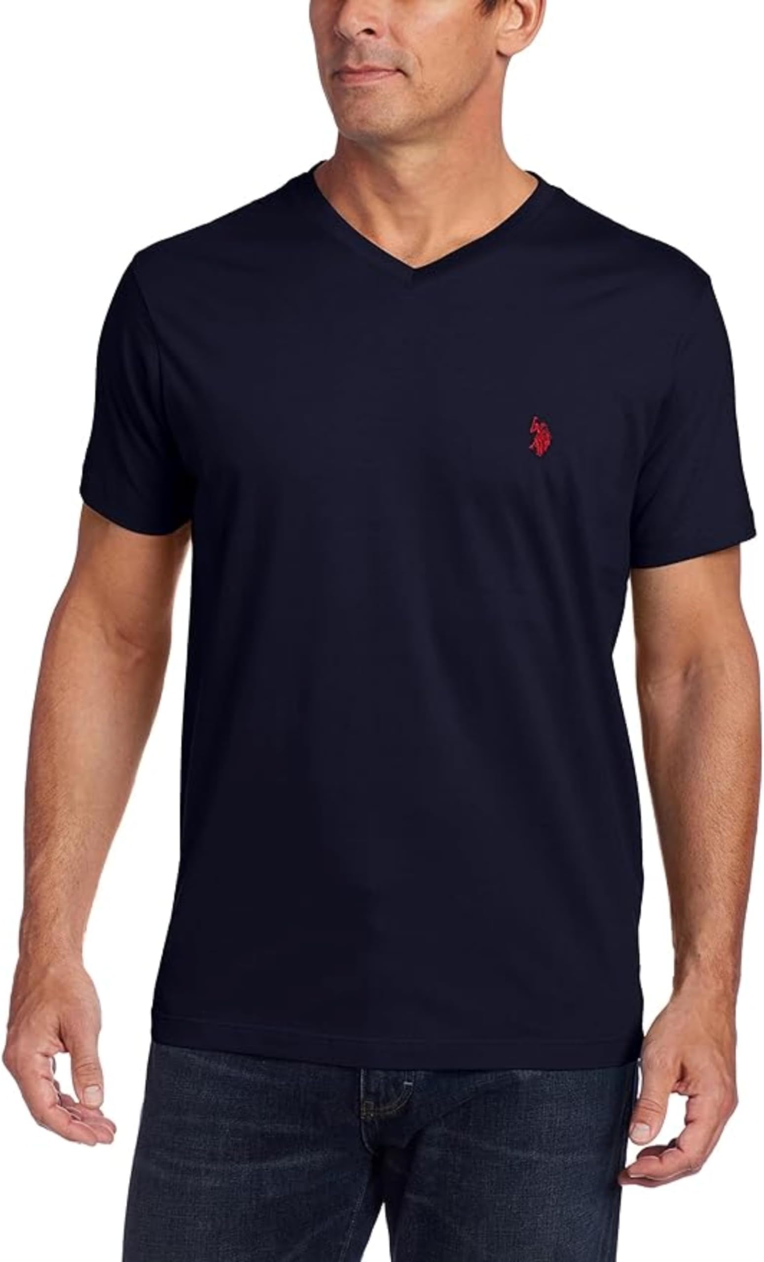 U.S. Polo Assn. Men's Solid V‑Neck T-Shirt