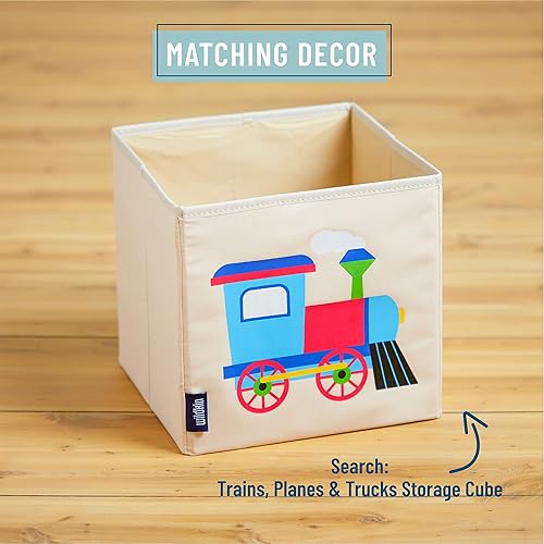 Vista 5 de Wildkin Juego de sábanas tamaño individual 100% algodón, sábanas suaves y acogedoras, trenes, aviones y camiones