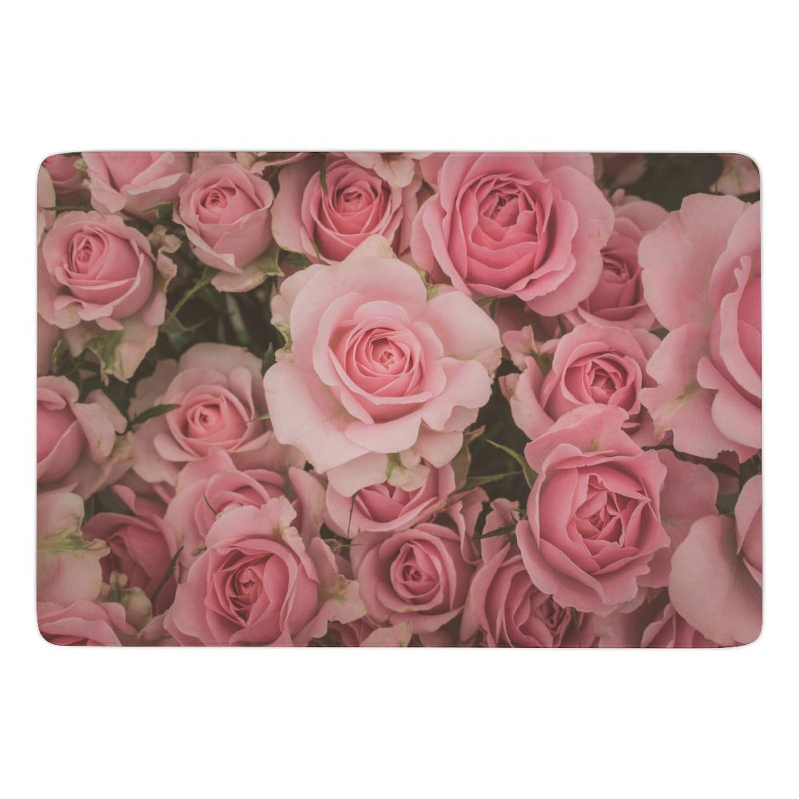 Tapis de sol doux antifatigue 100 x 150 cm tapis rose clair haute densité