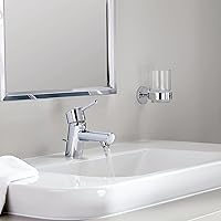Vista 18 de GROHE 34271ENA Concetto, Single Hole Single-Handle S-Size Bathroom Faucet 1.2 GPM Less Drain, Brushed Nickel