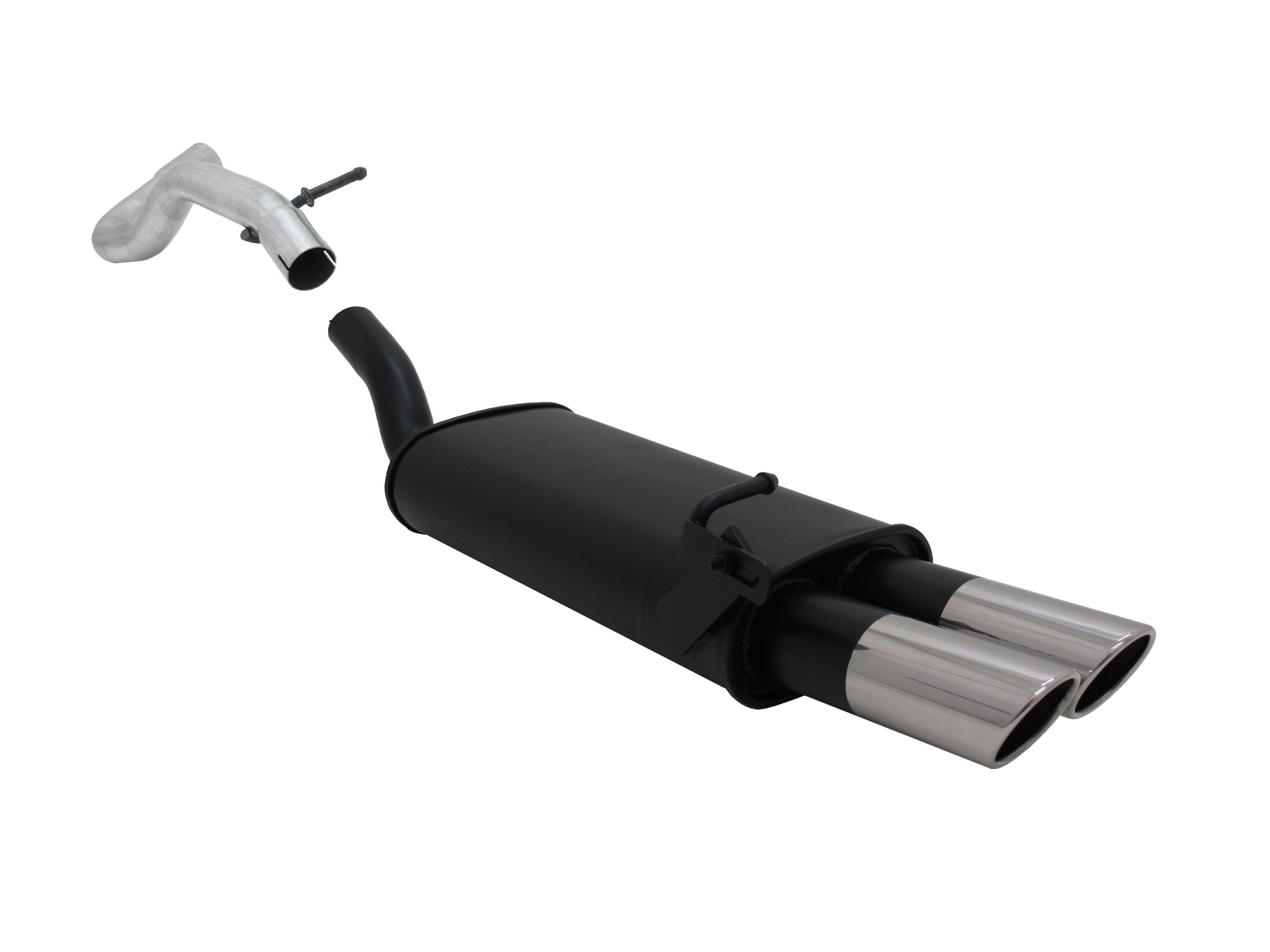 Novus Sportauspuff Gruppe N 2x76 SR-Design