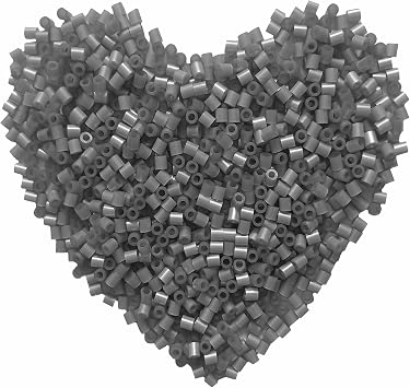 Fuse Beads for Crafts, 1000 Pcs 5mm Silver. | Melting Beads Refill, Crafting Supplies, Ideal for DIY Activities & School Projects & Party Activities.