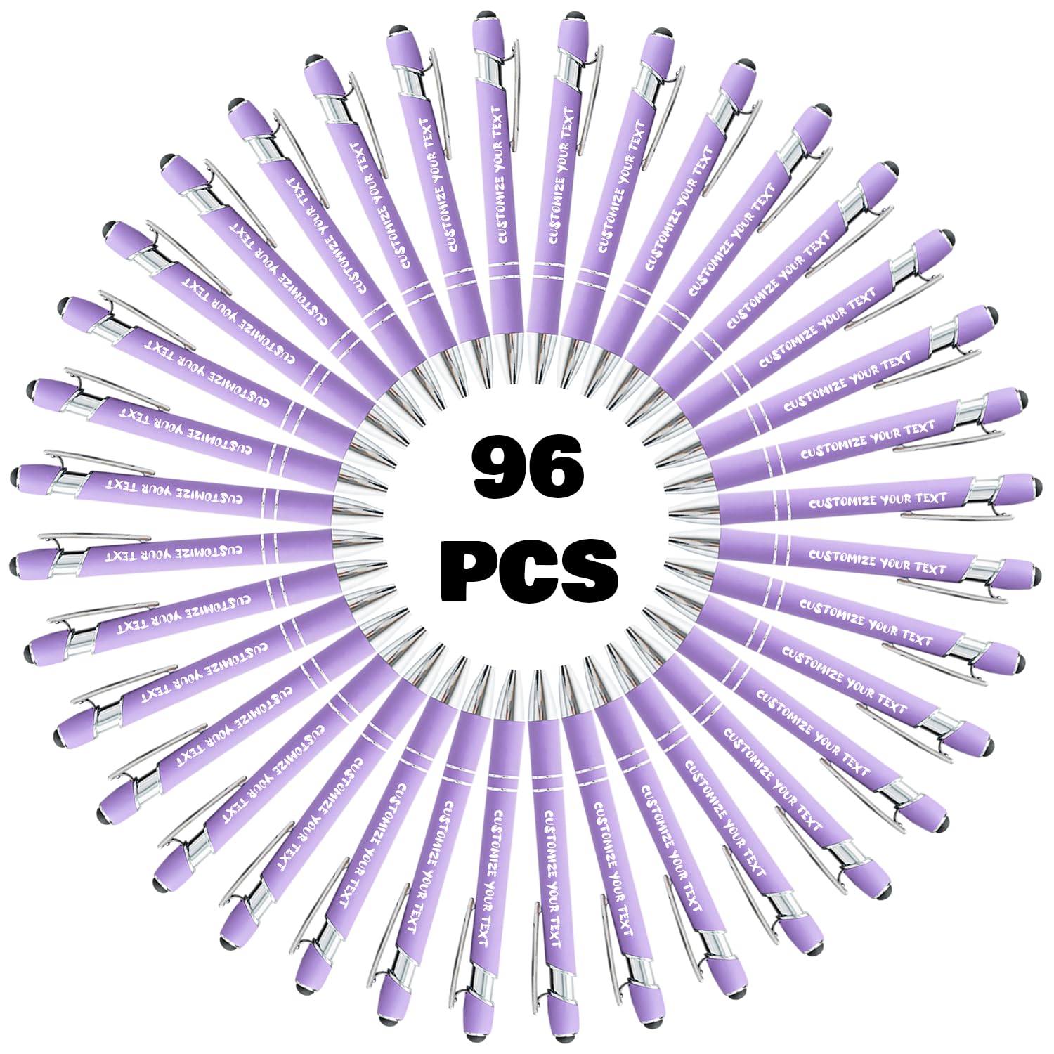 AIFLM Personalized Pens with Name in Bulk Up to 500 Pcs Engraving Ballpoint Pens Set with Your Name Text for Business,Graduation,Wedding,Birthday,Christmas