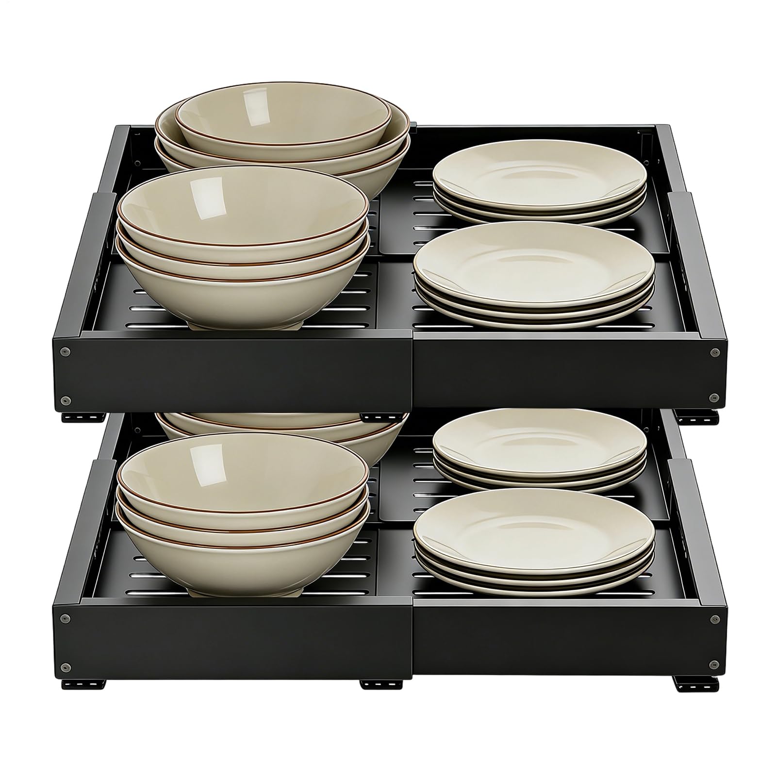 Rangement télescopique extensible pour garde-manger appartement et commode