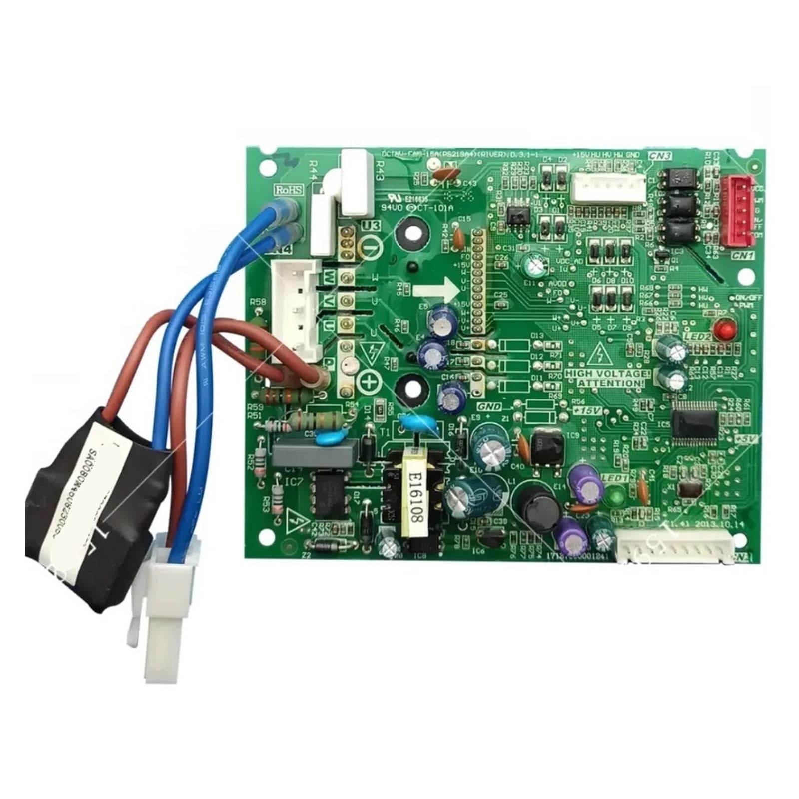 Circuit PCB Conditioning Parts，Compatible For Midea，Air Conditioner Control Board DCINV-FAN-15A(PS219A4) 17127000001241