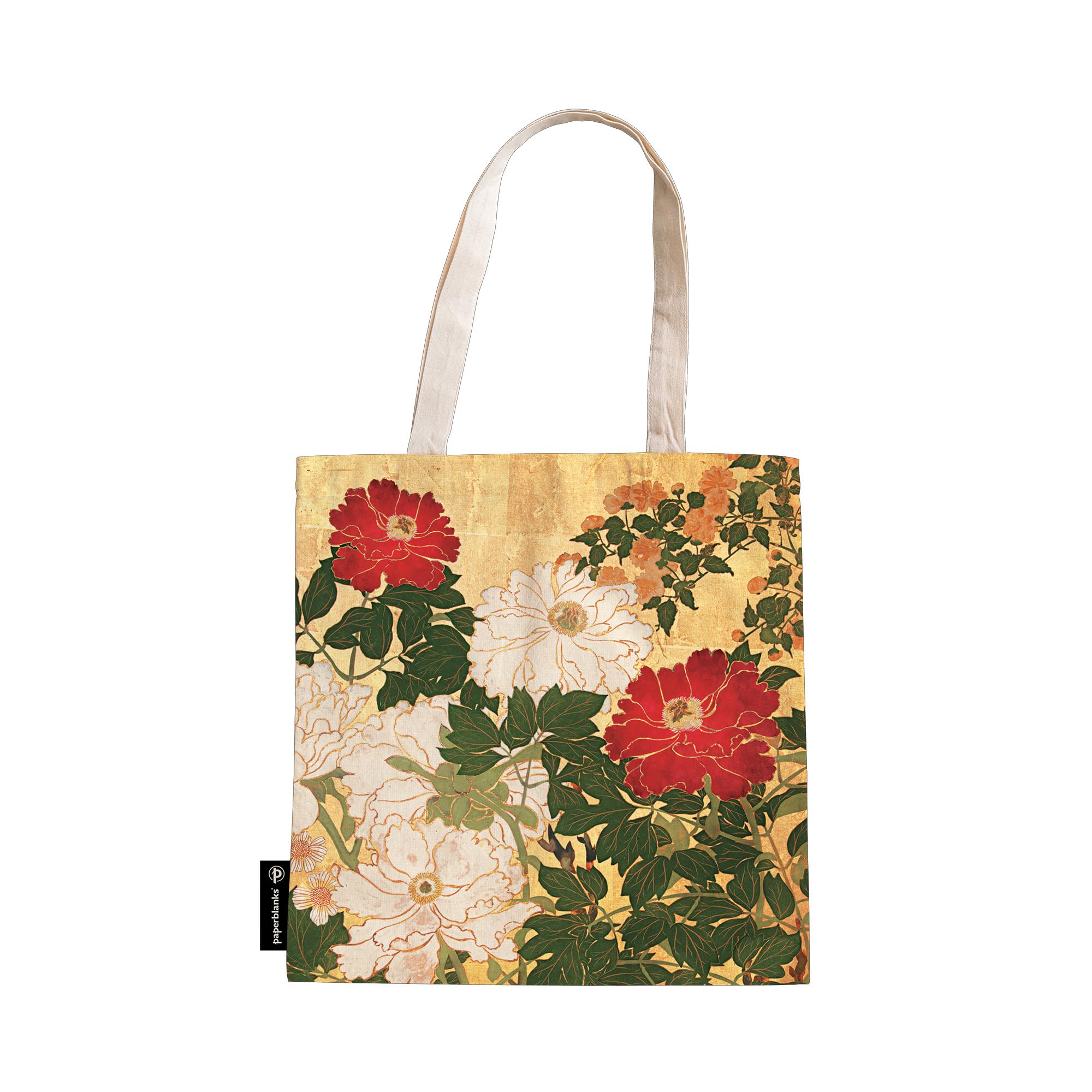 Sac en toile Paperblanks Natsu avec finitions soignées et motif artistique élégant