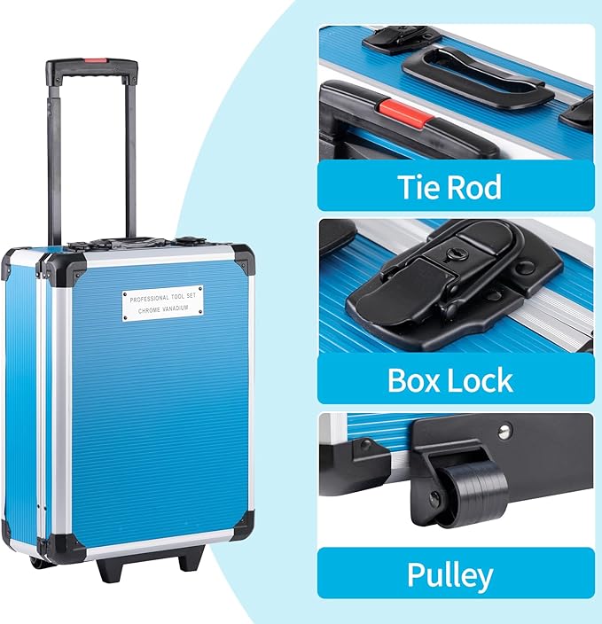 Set de Herramientas 346 Pzs con Taladro Inalámbrico 18V Arcwares miniatura 5