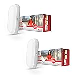 Murphy 10W LED Oval Shape Bulkhead Wall Lamp | IP66 Waterproof Outdoor Light for Gardens, Porches & Bathrooms | Cool White, Pack of 2 | 2-Year Warranty