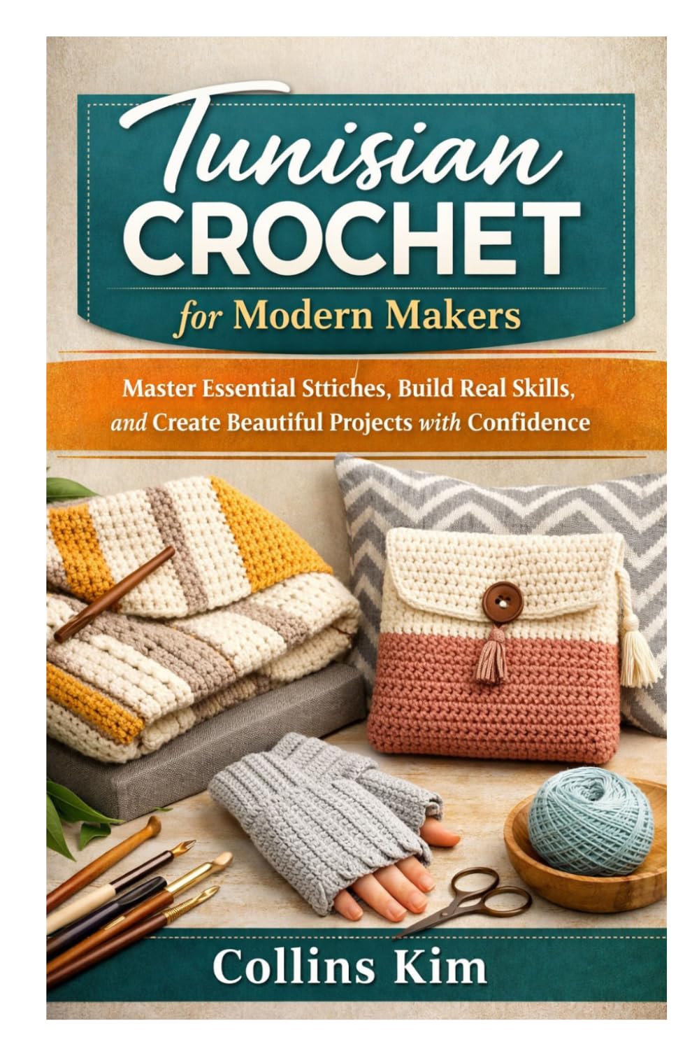 Tunisian Crochet for Modern Makers: Master Essential Stitches, Build Real Skills, and Create Beautiful Projects with Confidence