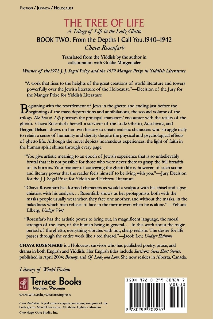 The Tree of Life, Book Two: From the Depths I Call You, 1940–1942 (Library of World Fiction)