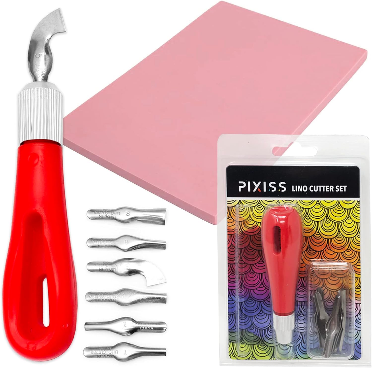 Rubber Block Stamp Carving Block Stamp Making Kit with