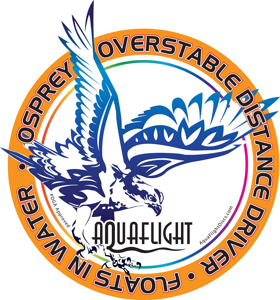 AquaFlight Osprey Disc Golf Distance Driver (Floats in Water!)