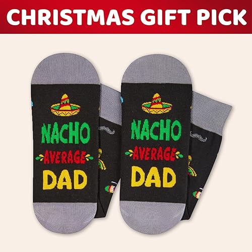Miniatura 5 de HAPPYPOP Novelty Family Gifts - Gifts for Son Uncle Brother Papa Grandson Nephew, Funny Socks for Him