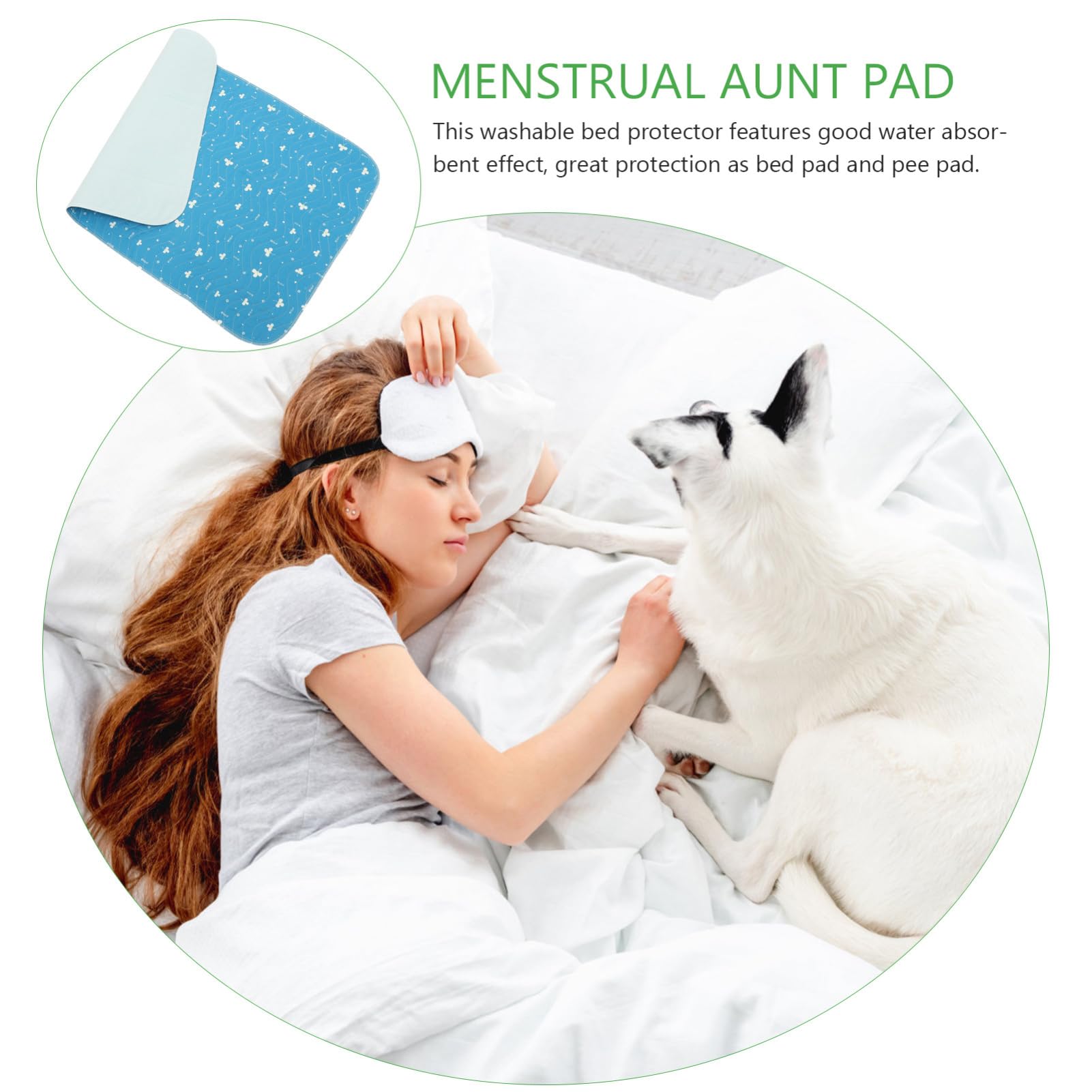 KOMBIUDA Washable Bed Protector Mattress for Crib Urine Bed Mattress Bed Wetting Pads Queen Size Bed Comforter Newborn Changing Pad Bed Pad Fold Polyester Elder Household Products