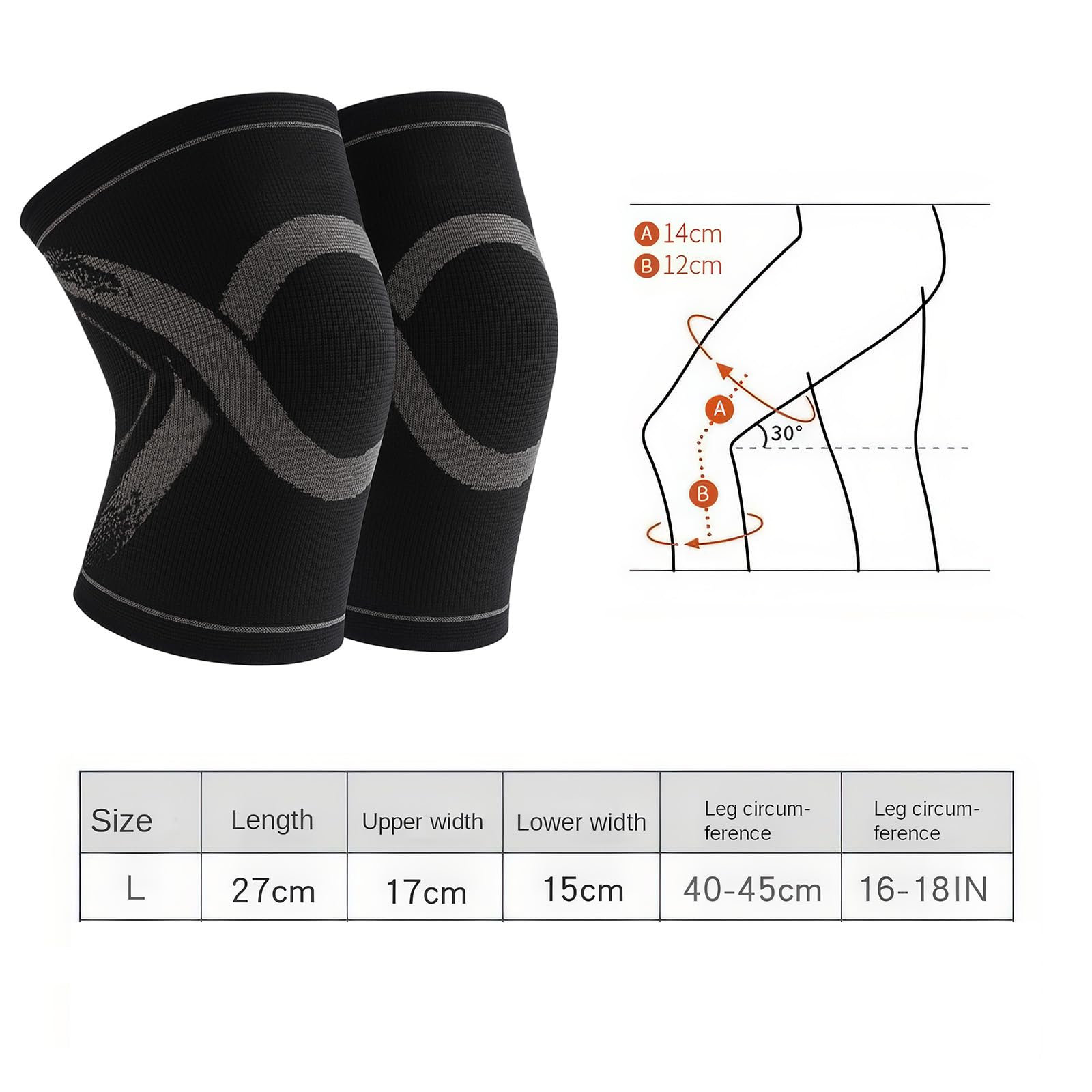 Rodilleras para niños,1 par de rodilleras,protectores de rodillas,elásticos, transpirables,para niños,niñas,baloncesto,voleibol,deportes (M (25-40 kg)