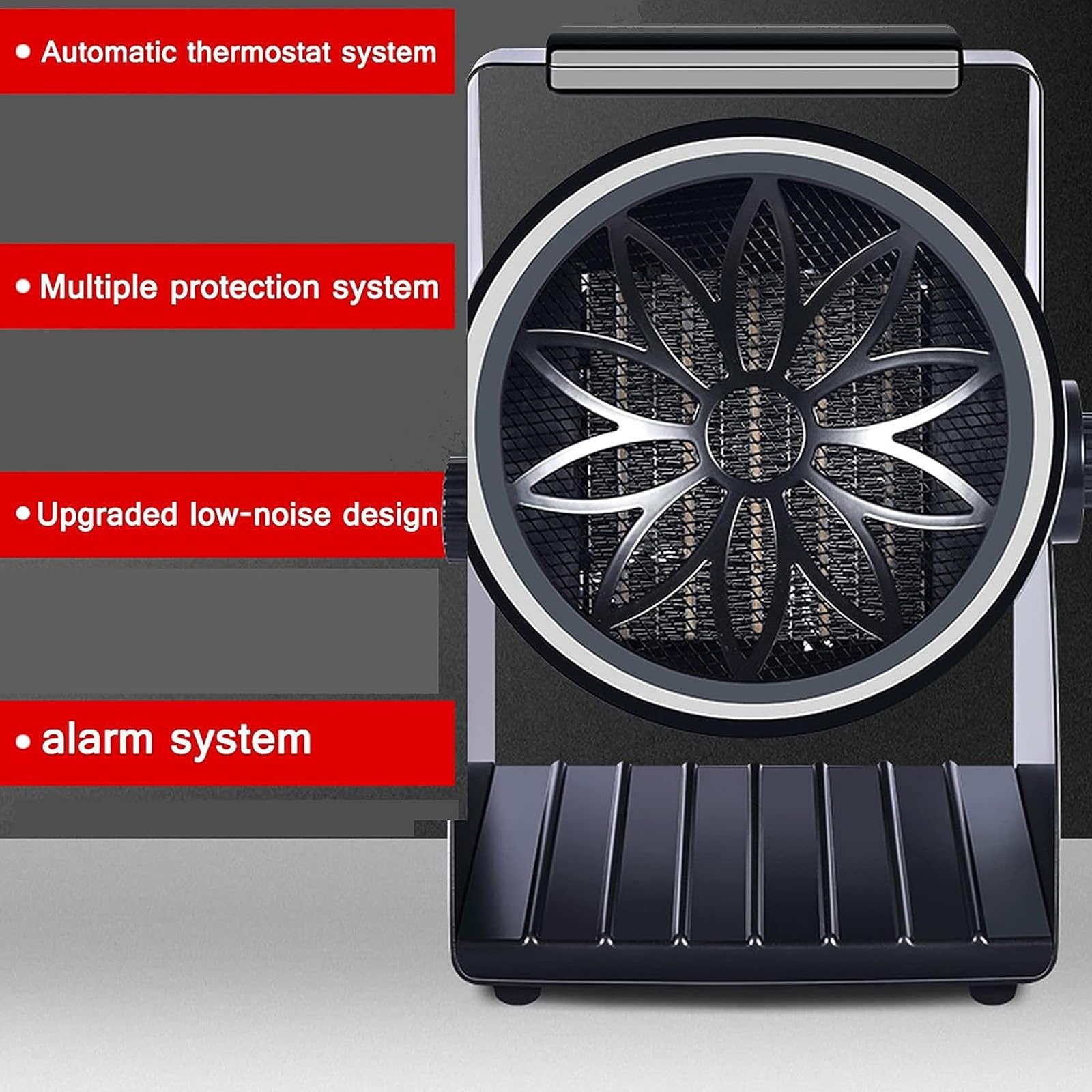 Amazon.com: Industrial Fan Heater, Heavy Duty Electrical 3kw 220v Free  Standing Convector Ceramic Heater With Overheat Protection Portable For  Bathroom Living Room Hotel Outdoor Greenhouse Farm (Color : Black) : Home u0026