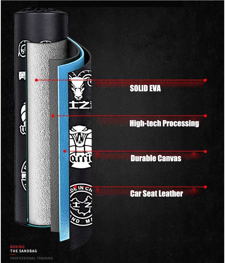 2 in 1 Boxing Punch Bag Standing Adult,Speed Punching Bag, Reflex Spinning Bar Height Adjustable, Speed Punching Ball Sparring Boxing Kicking Training for Adults & Teenagers