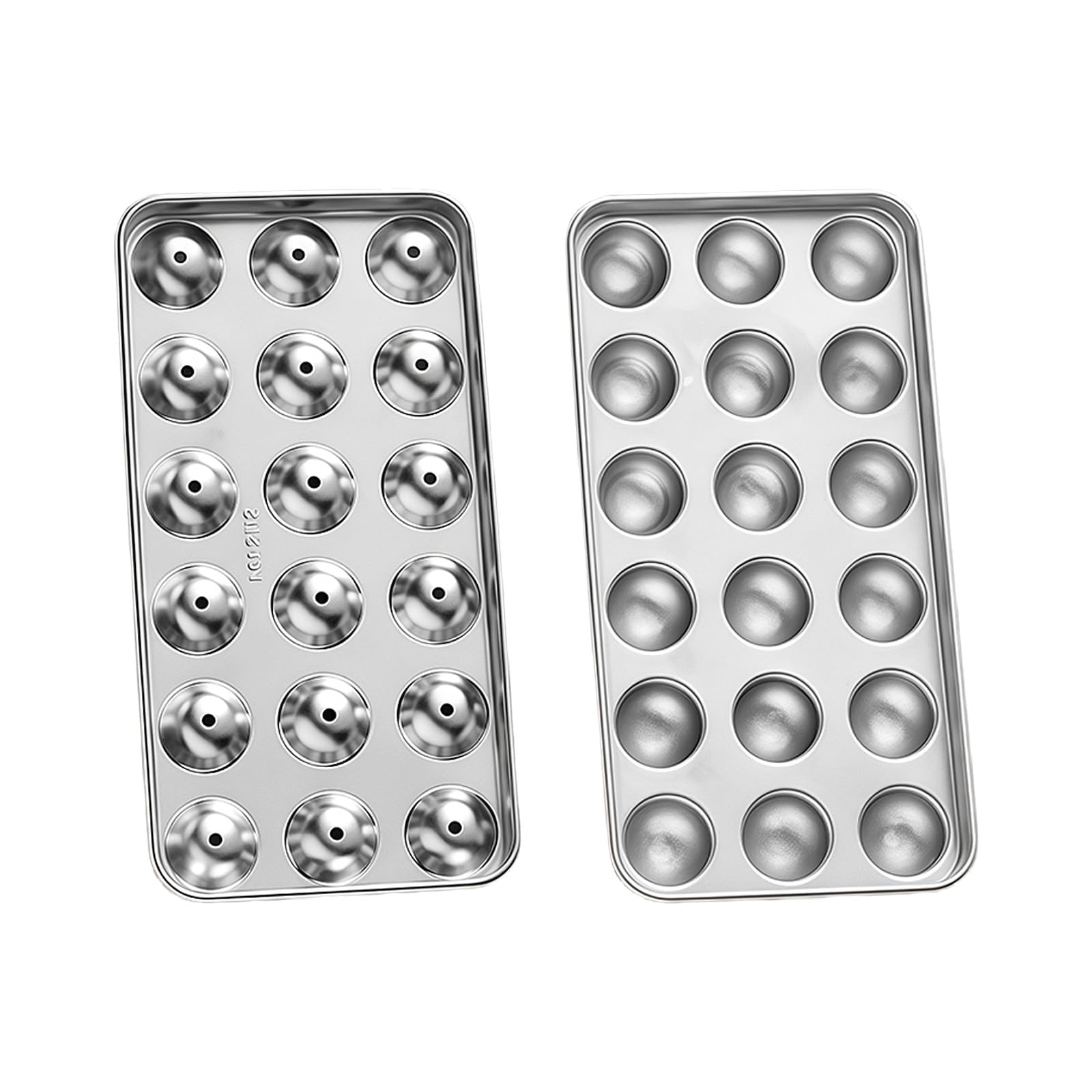 WGBOSMG Ice Spheres Mold Rustproof Stainless Steel Ice Cubes Tray Perfect for Chilling Drink Kitchen Tool Ball Maker Rustless