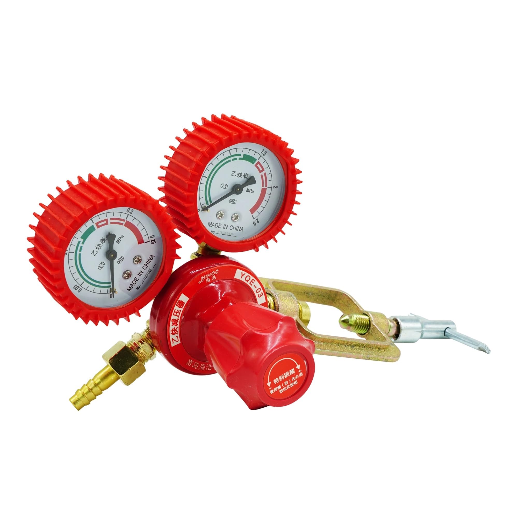 Reductor de Gas acetileno Regulador de Aire Argón Dióxido de Carbono CO2 Regulador de acetileno Compresor de Aire for Soldador