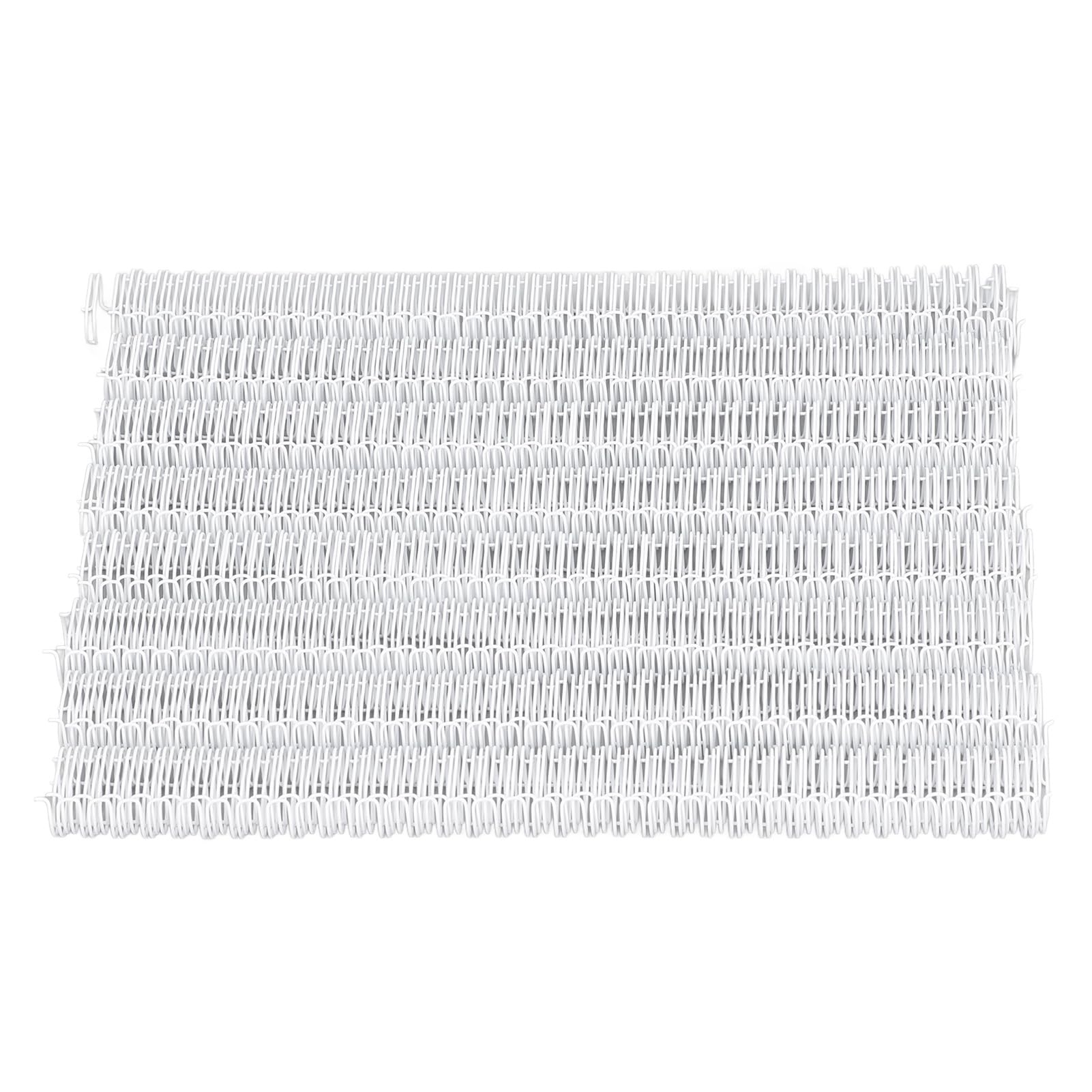 Ejoyous Dorso di Rilegatura a Filo Metallico a Doppio Anello, Materiale in Ferro, può Contenere Fino a 120 Fogli, Ideale per la Rilegatura di Documenti A4, Perfetto per Studenti e Colleghi (WHITE)