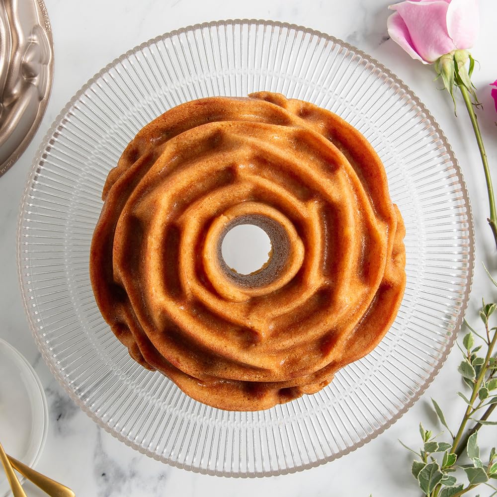 Nordicware 54148 Moule à Pâtisserie Rose Bundt