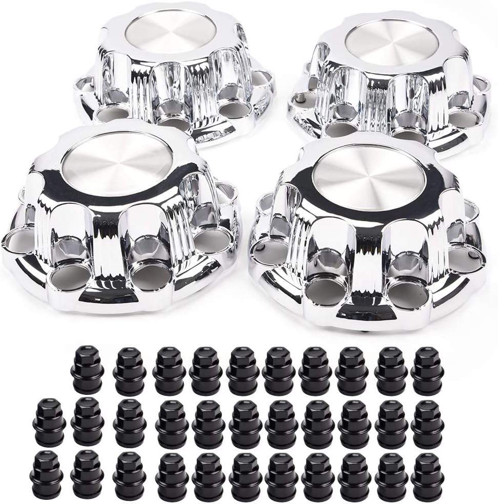 Wheel Center Caps 8 Lugs (Set of 4) Best for 16'' Van