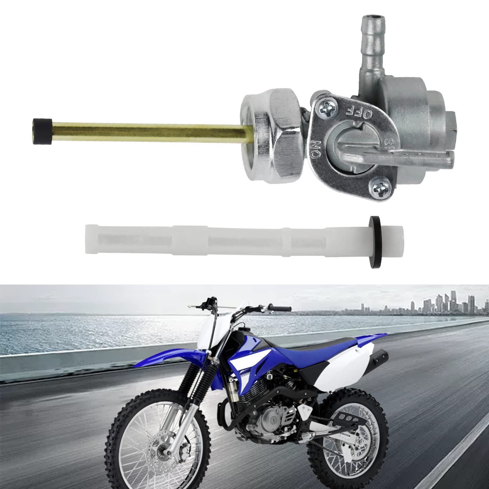 Ymiko Valvola Rubinetto Benzina Per Moto CB350 CB400 CB750 CB900 CX500 | In Alluminio