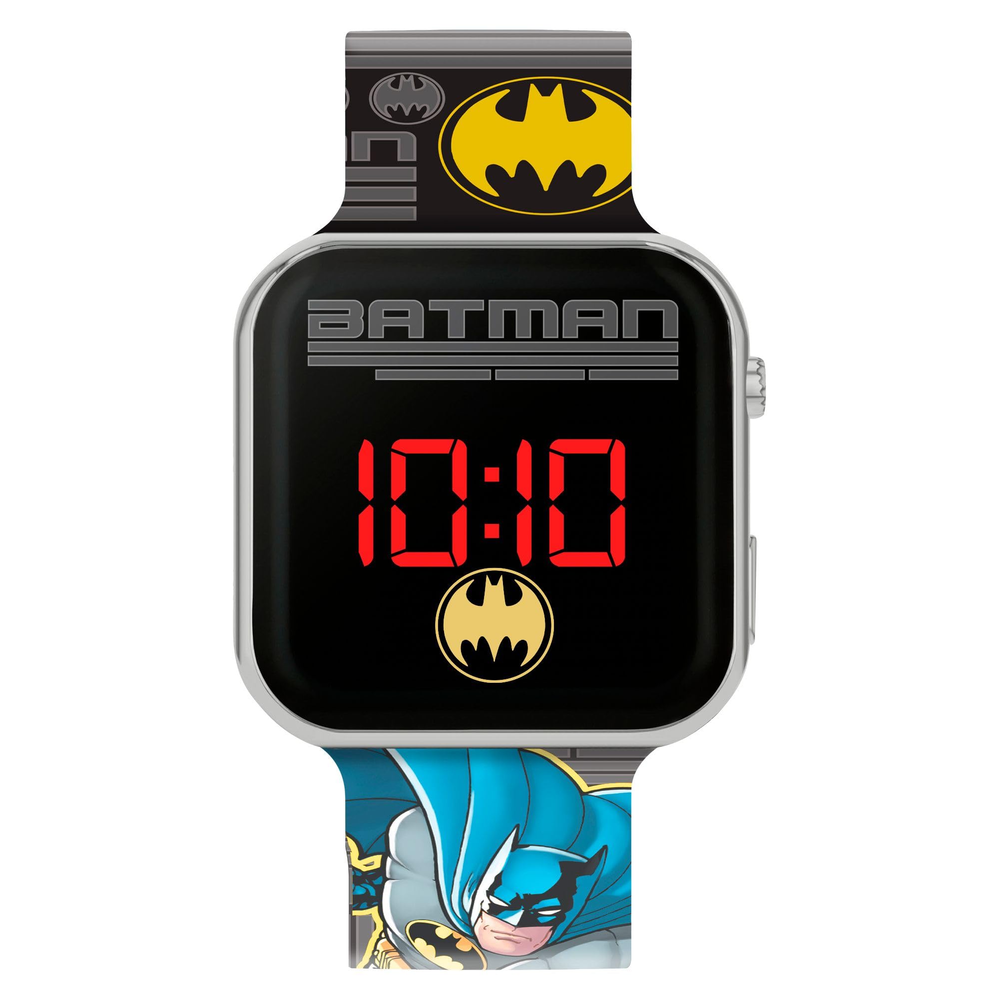 Batman Reloj Digital de Cuarzo para niño Correa Silicona BAT4864 Negro