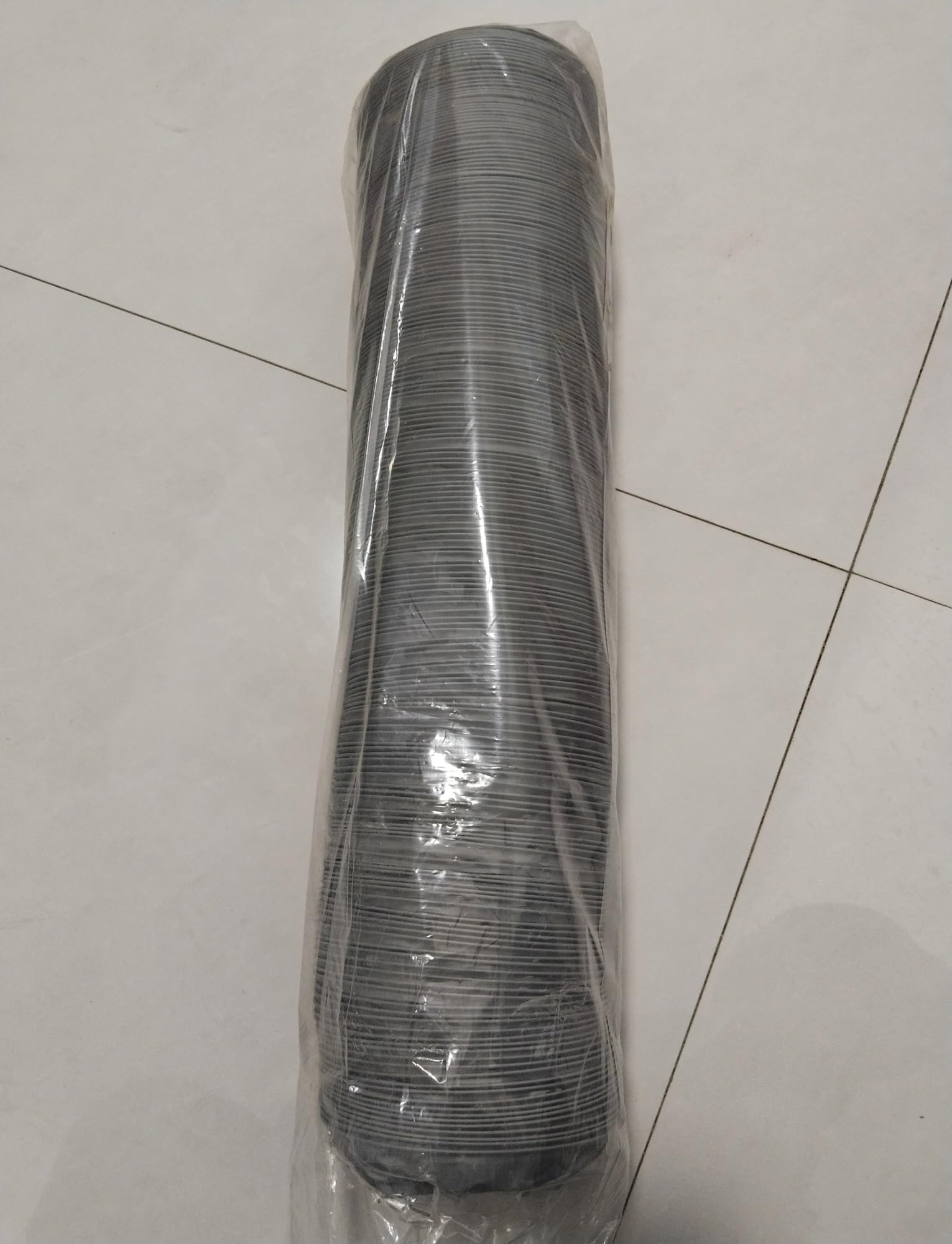 Tubo flessibile portatile di scarico del condizionatore d'aria, 236" condotta di alluminio flessibile dello sfiato dell'essiccatore, ventilazione di HVAC
