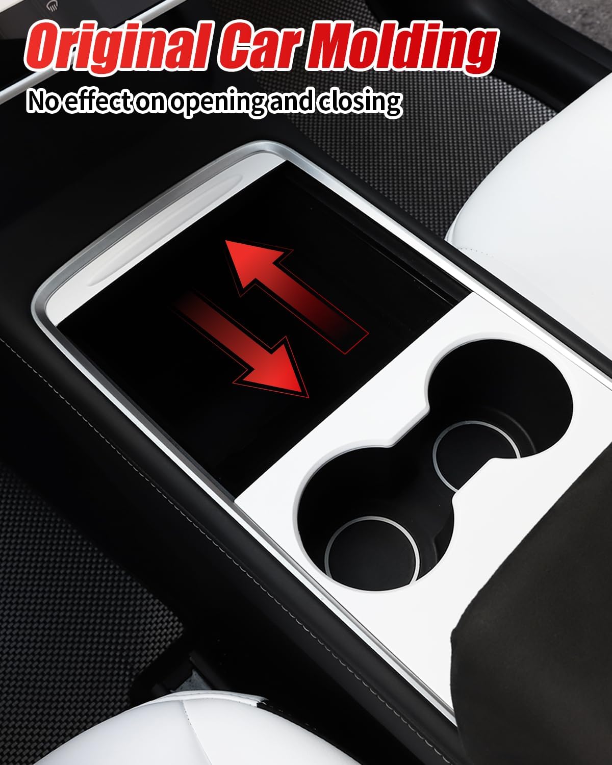 Középkonzol borítás részletei és anyag