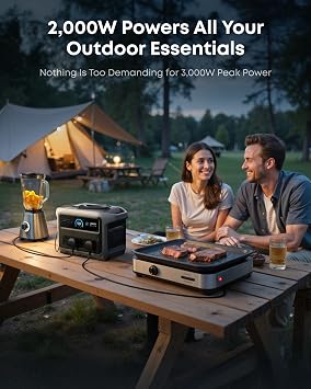 Anker SOLIX C1000 Gen 2 with AC charging cable, 2000W 1024Wh Power Station