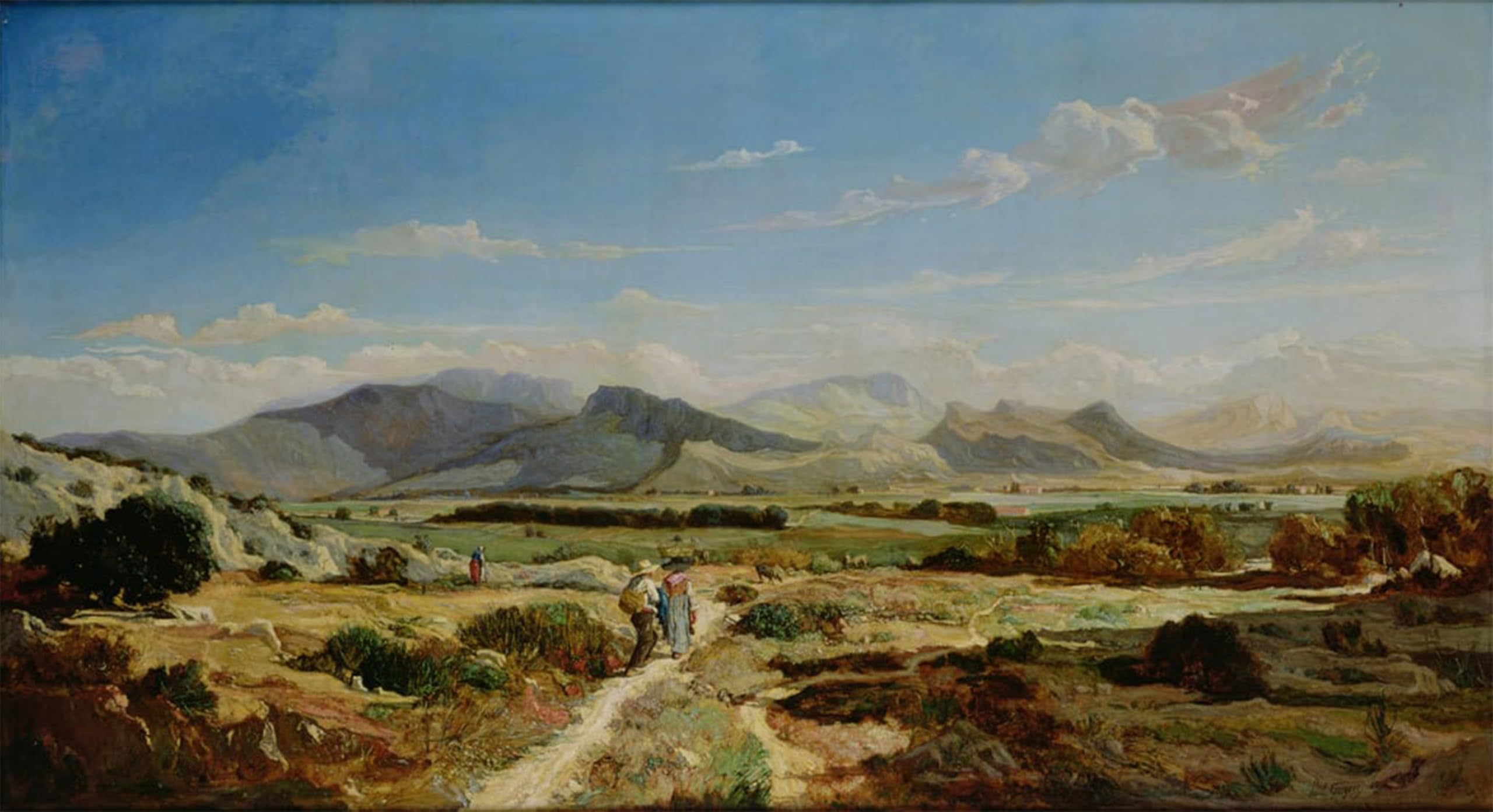 Tableau de maître Collines Près d'Allauch Guigou impression haute définition - 5