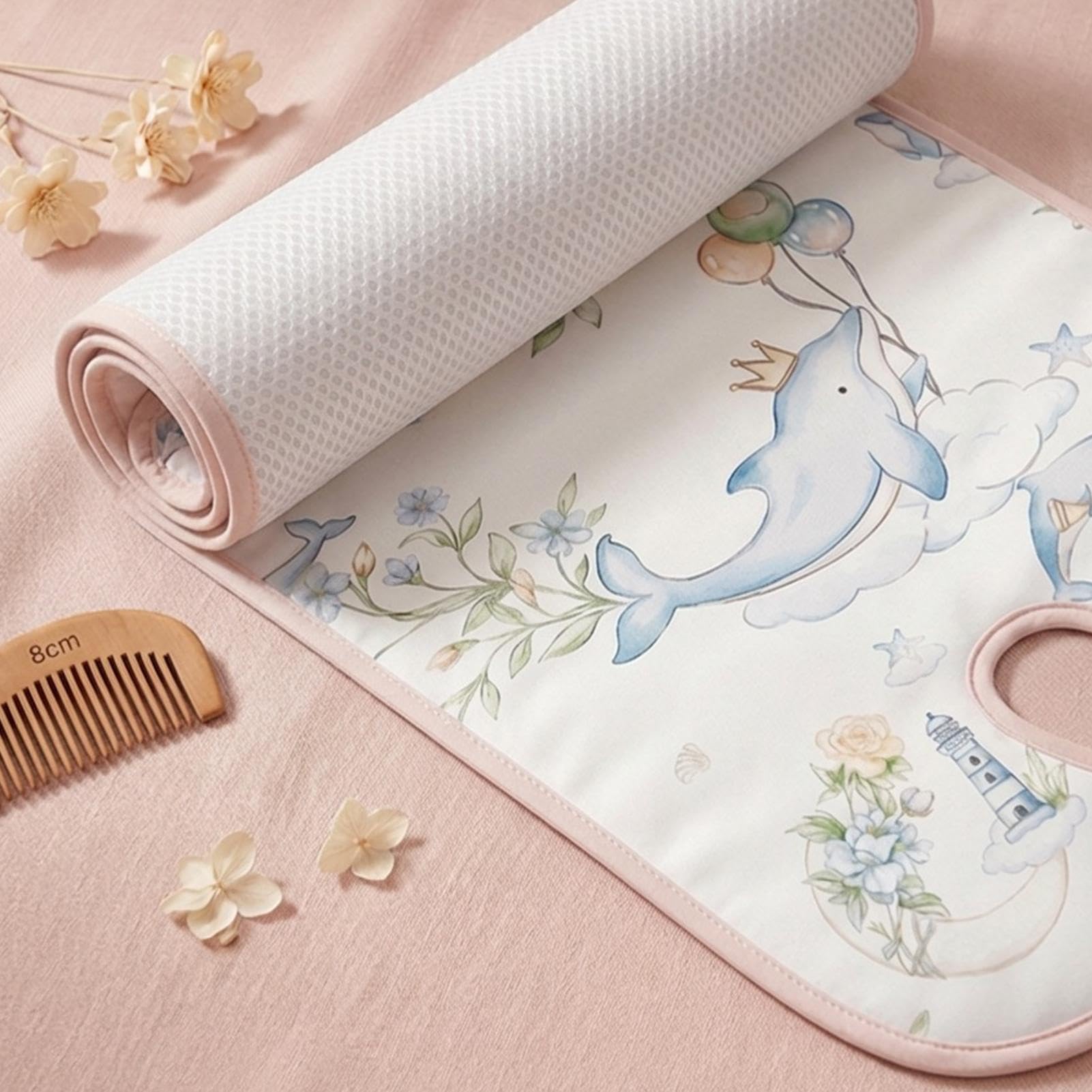 Cojín para cochecito de bebé - Colchoneta Universal Transpirable Cómoda - Almohadilla Refrescante para Niños,para Verano Viajes Paseos Siestas Coche Parque Hogar Dormir