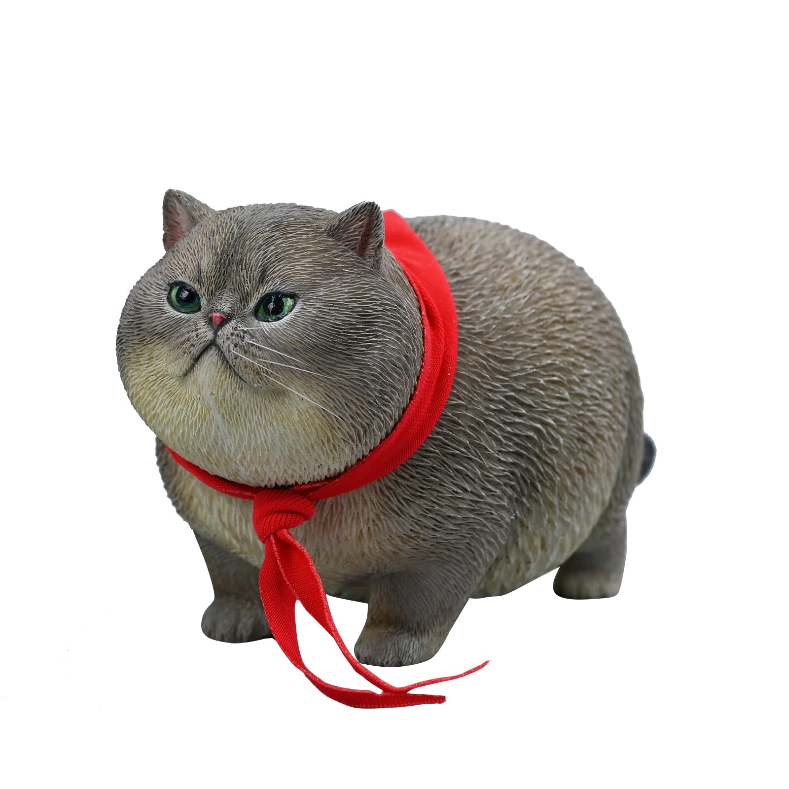 Chat gras statue AMITD figurine décorative pour une ambiance cocooning de bureau