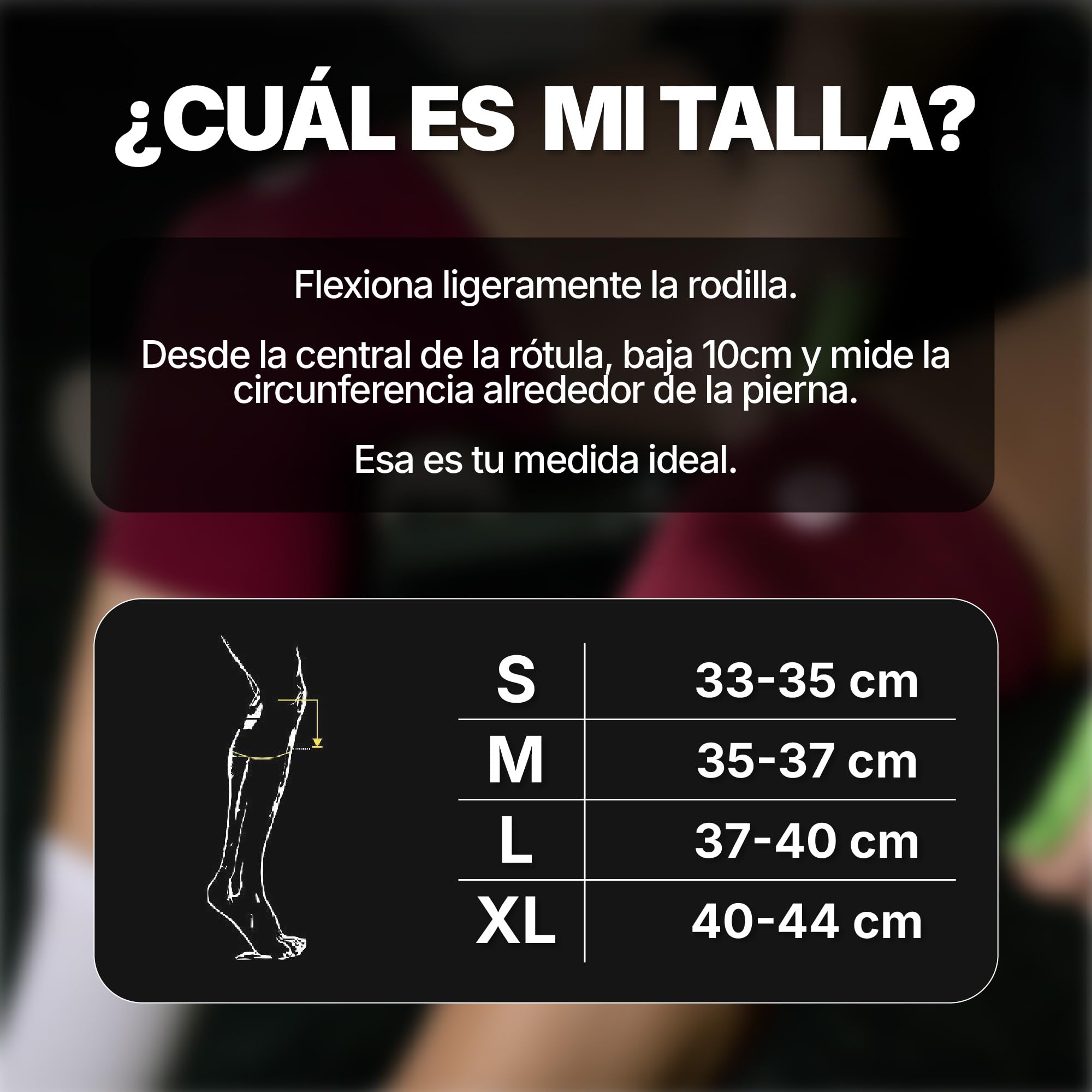 Banbroken | Rodilleras de comperesión Elástica | Tejido Transpirable | Soporte para la rodilla | Para Levantamiento de pesas | Previene Lesiones | 2 uds | M | Rojo