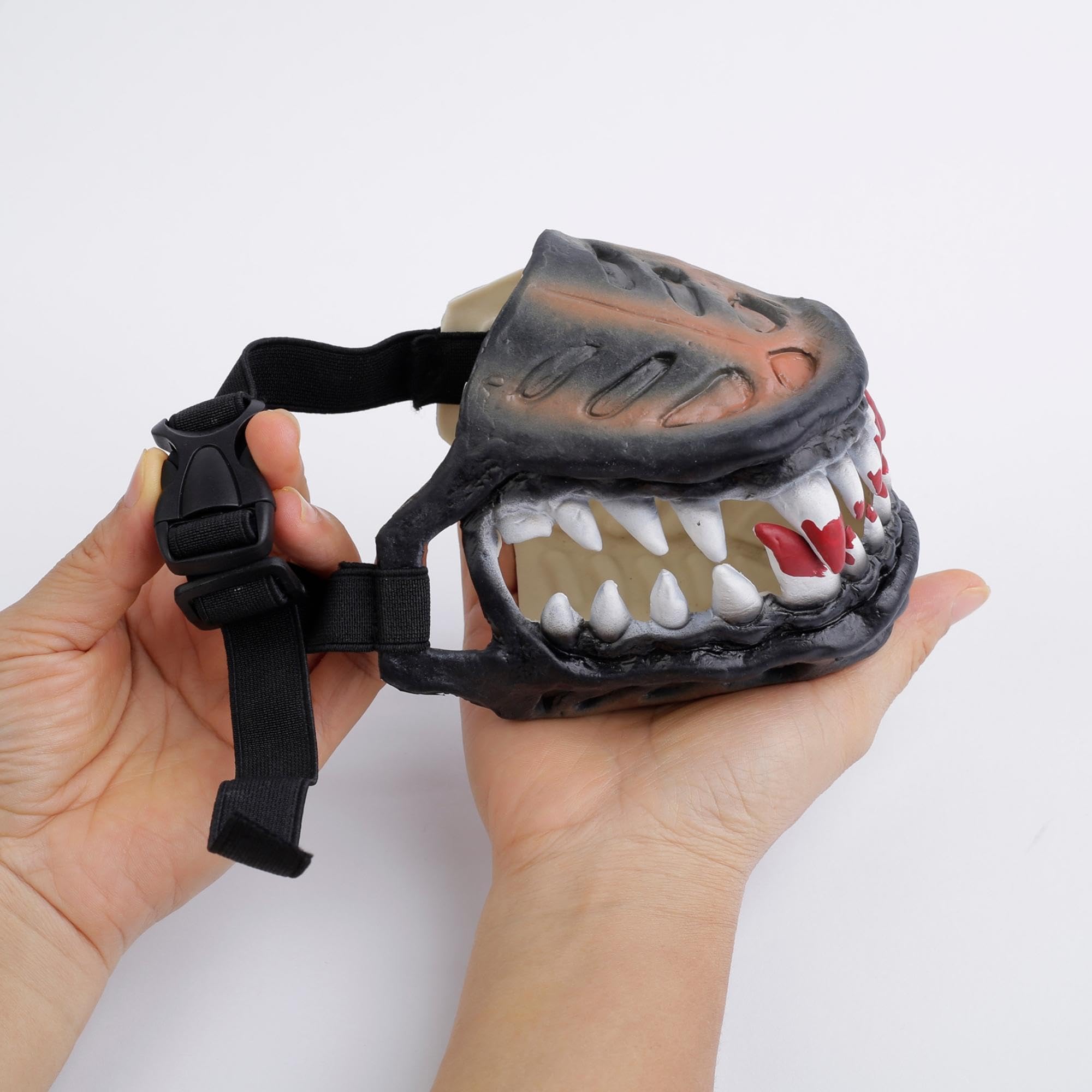 Werwolf Hundemaulkorb Mit Zähnen - Grusel Kostüm Für Halloween Party