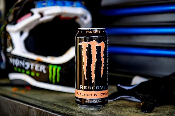 Monster Energy Reserve Peaches N Creme, Energy Drink, 16 Ounce | Pack of 15