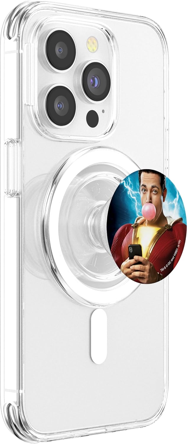 Shazam! Movie Bubblegum Poster PopSockets MagSafe PopGrip for iPhone