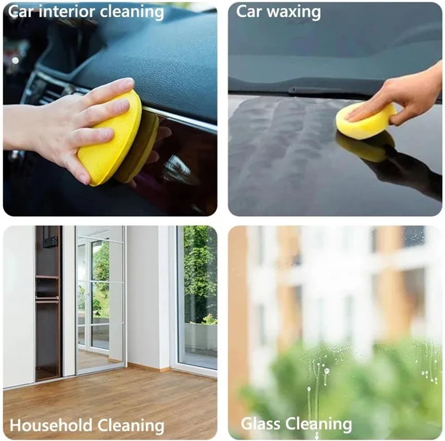5/10pcs Car Waxing Polish Applicator