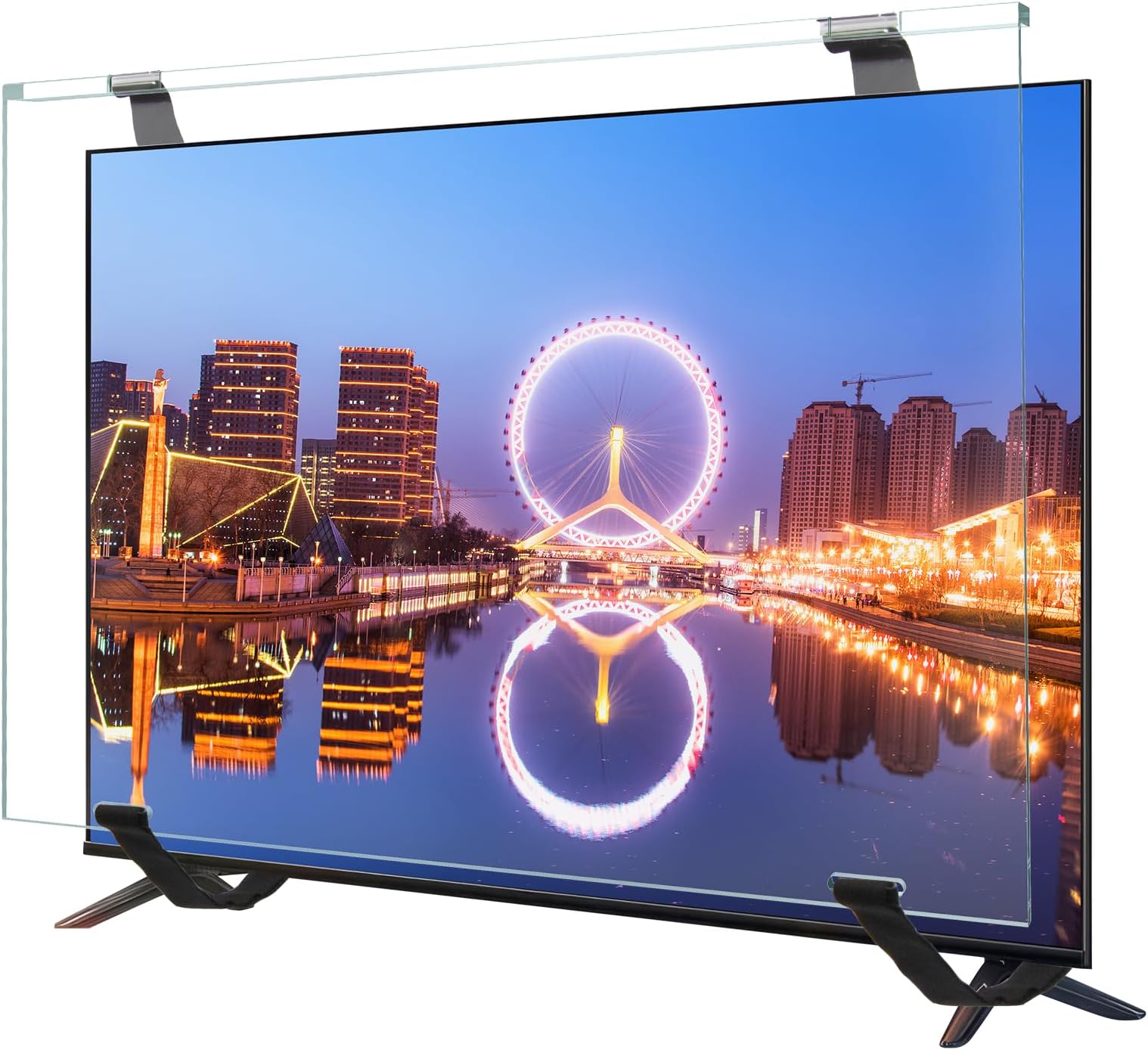 Fohil 70 Inch TV Screen Protector, HD Clear Acrylic Protective TV Display Protector, Screen Protector for Single-point Support TV/Dual-point Support TV/Wall-mounted TV/Computer Monitor