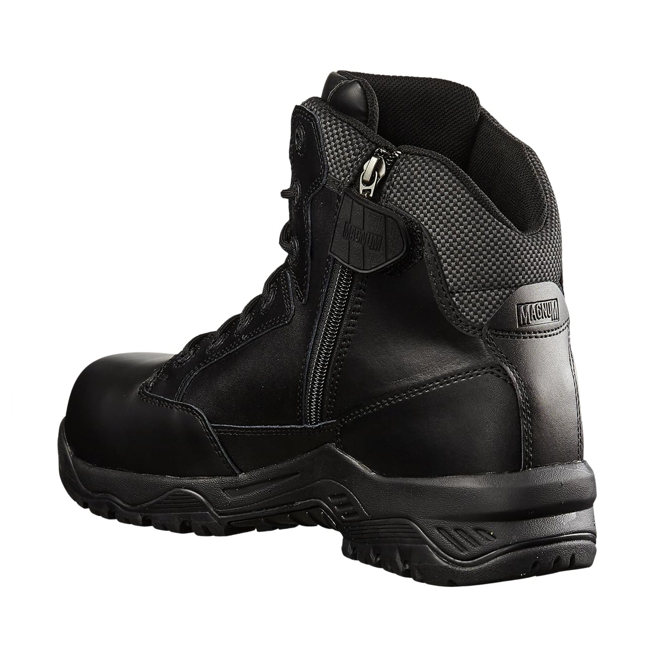 Magnum Strike Force 6.0 S3 Black Waterproof Leather Side-Zip Combat Safety Boot