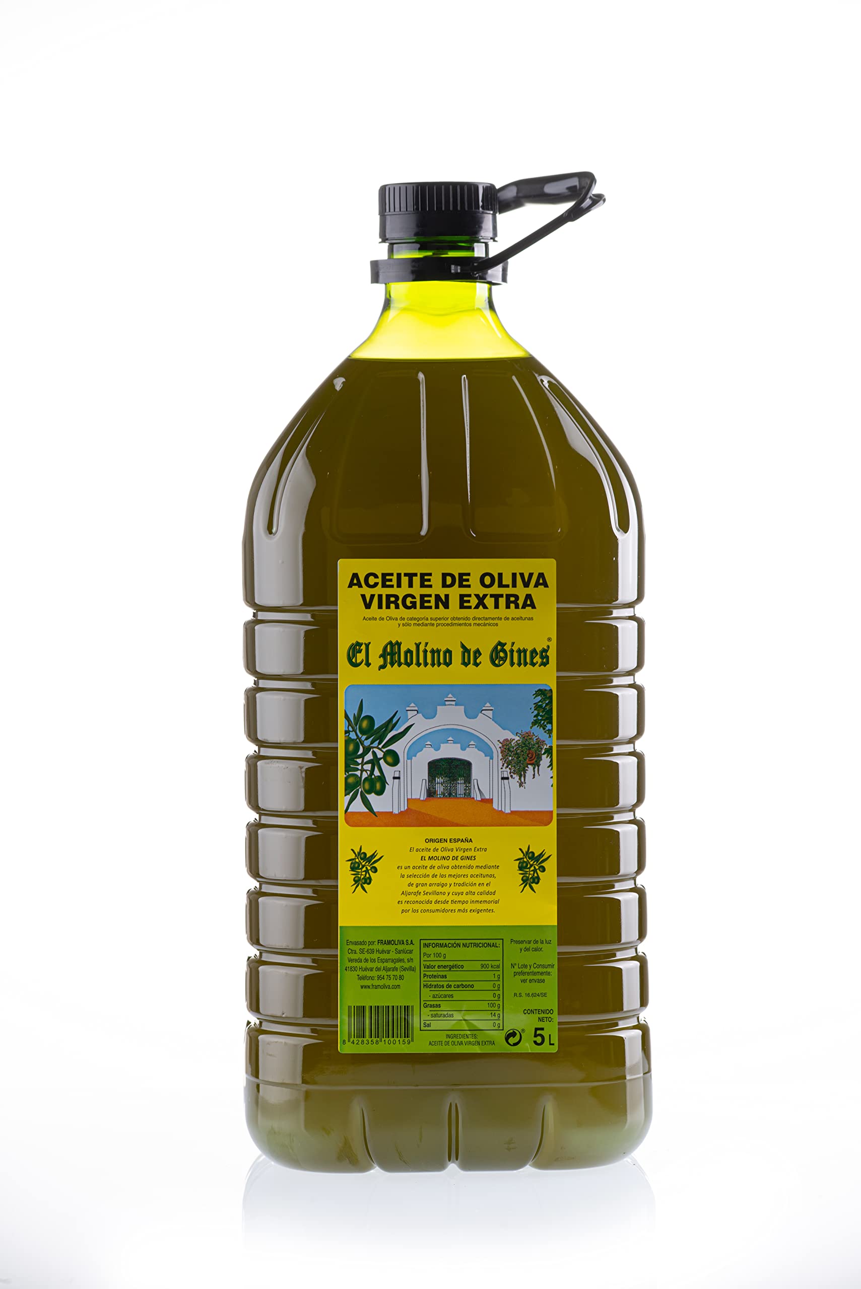 Aceite De Oliva Virgen Extra El Molino De Gines 5L