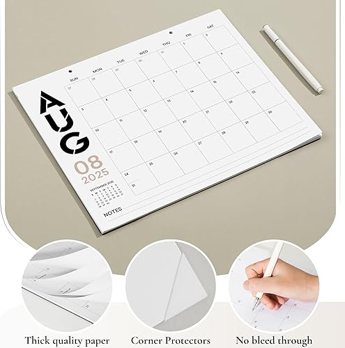 Miniatura 9 de Calendario magnético para refrigerador, de enero de 2024 a junio de 2025, calendario verde 2024-2025, calendario mensual de 13.5 x 11 pulgadas para