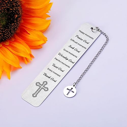 Miniatura 2 de Regalos de bautismo para ella, regalo de primera comunión para niñas, marcapáginas bíblica, regalos cristianos inspiradores para amigos, niños,