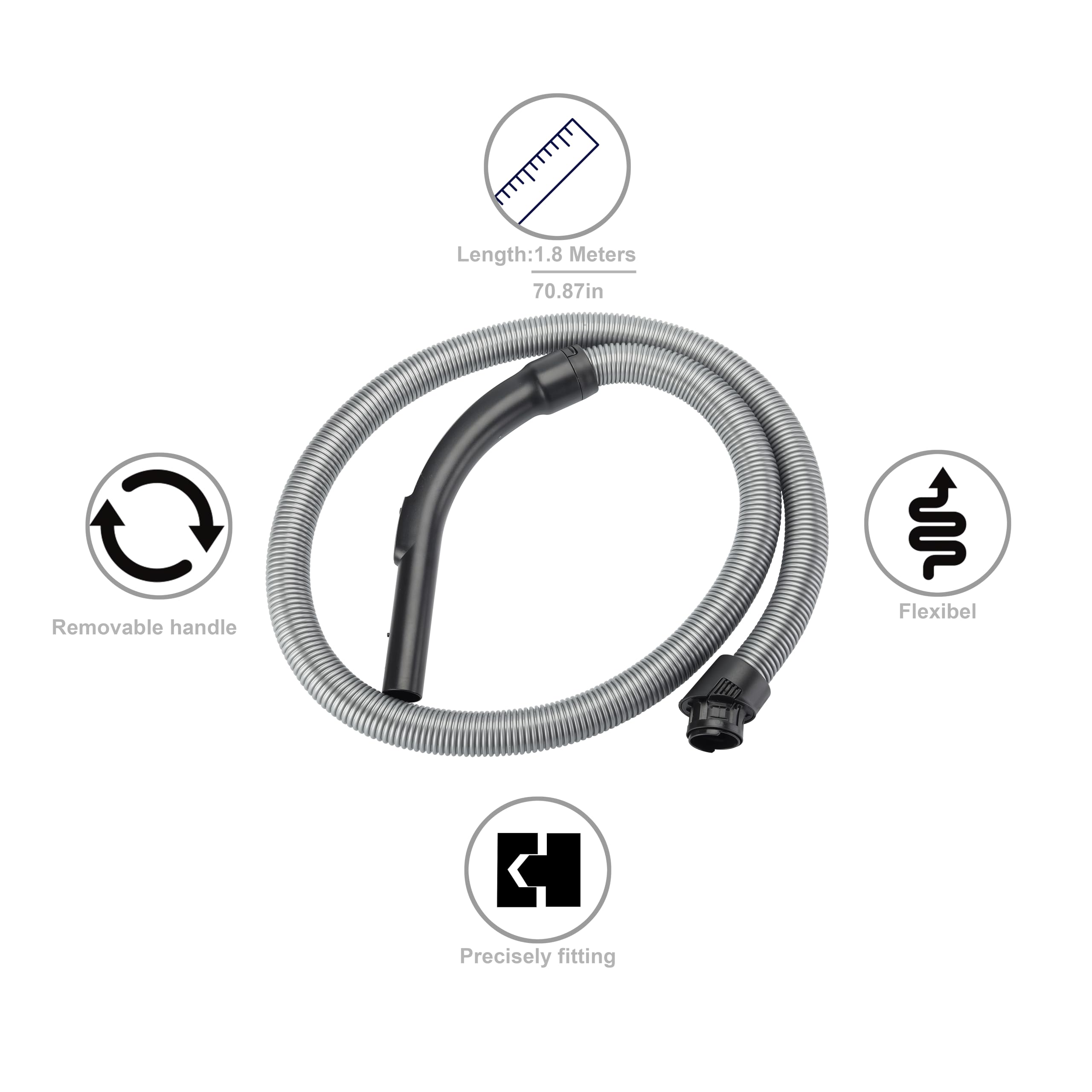 MisterVac Compatible con filtro de repuesto Miele Complete C3