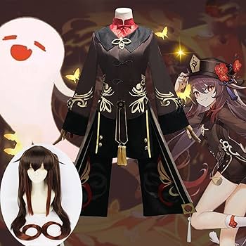 Amazon.co.jp: 原神 周辺 璃月 胡桃 フータオ コスプレ衣装 ウィッグ