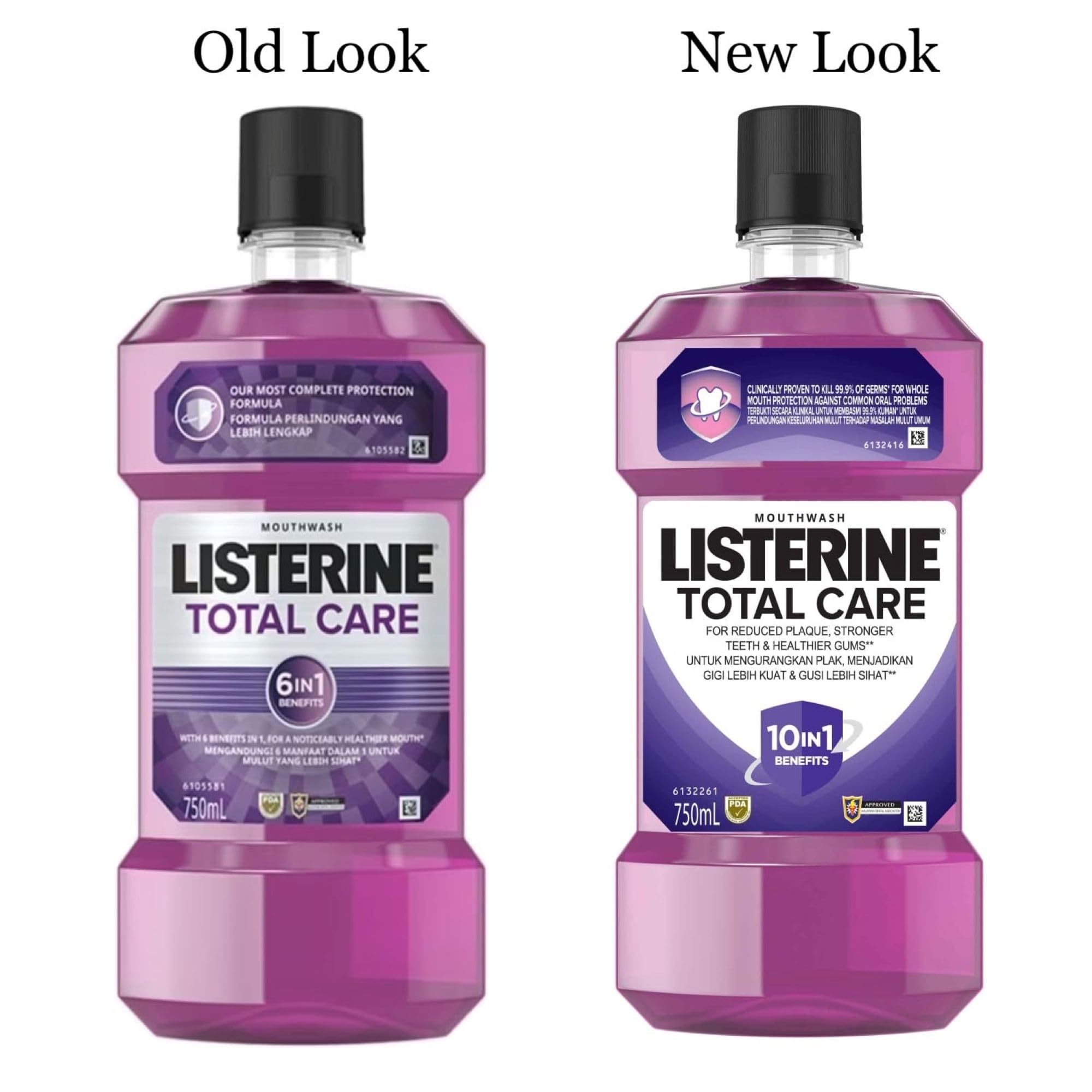 Amazon.co.jp: リステリン(LISTERINE)トータルケア No.6 フッ素入り